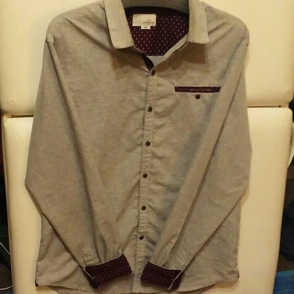 Craft & flow large long sleeve dress shirt.